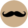 The Hipster King Badge