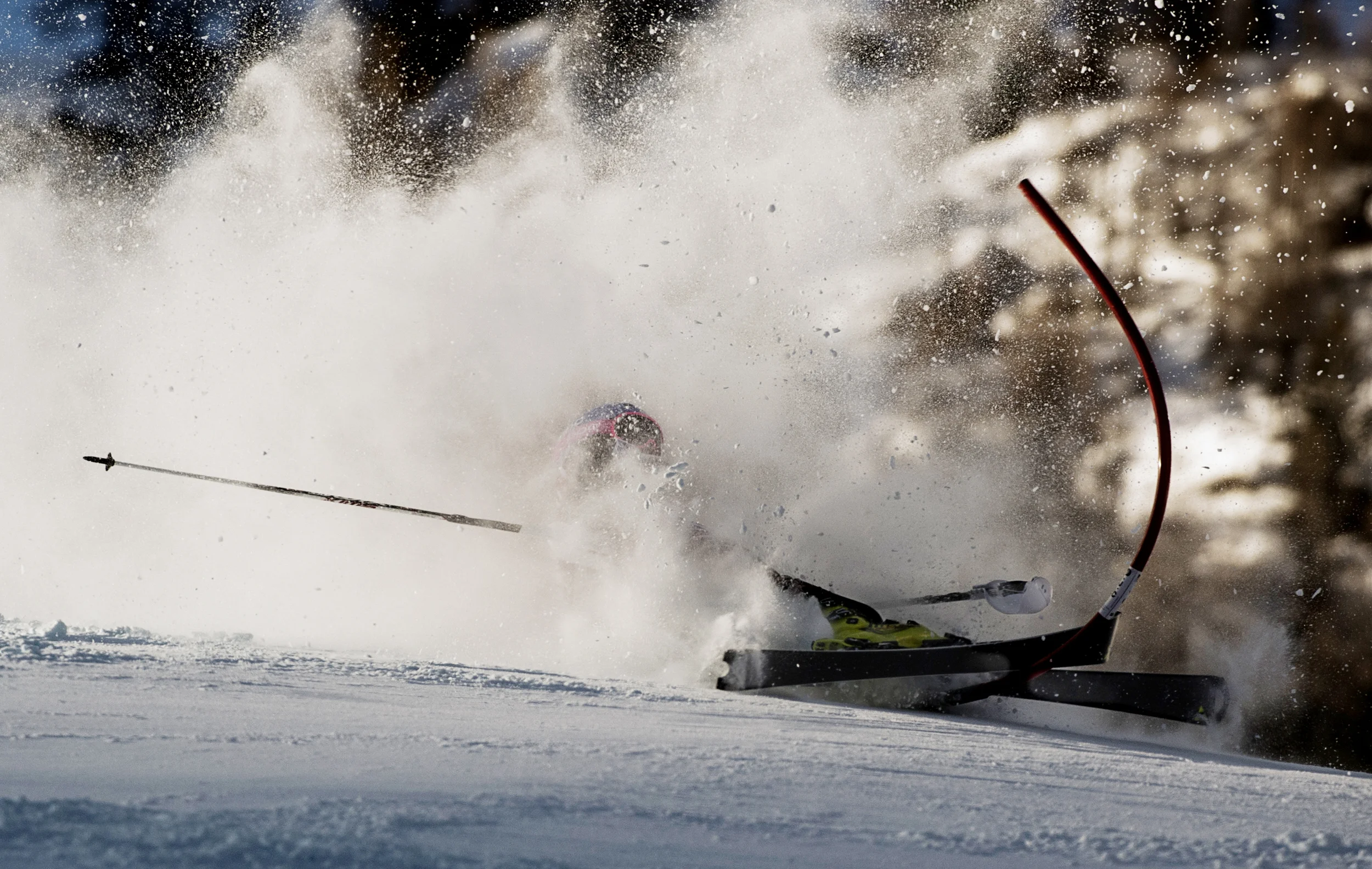 Slalom in France. For Aftonbladet. 