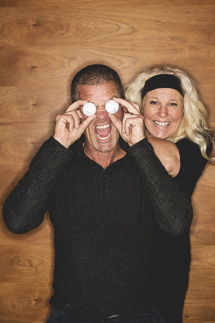 Jesper and Mia Parnevik. For Aftonbladet.