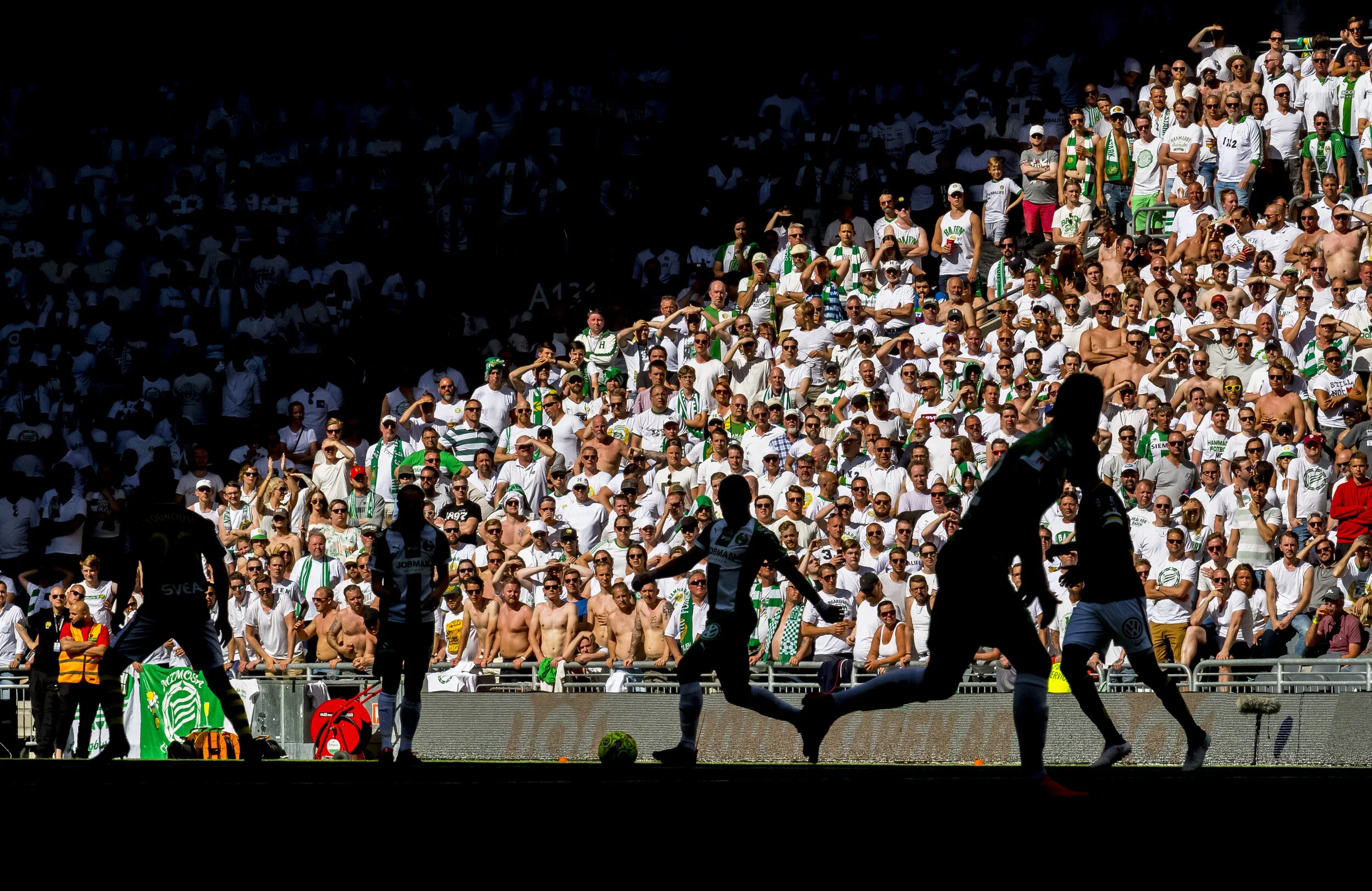 Stockholm derby in football. For Aftonbladet. 