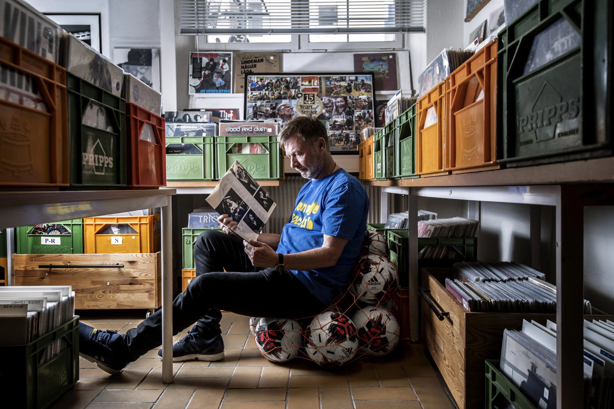 Music lover and football coach, Peter Gerhardsson. For The Swedish FA. 
