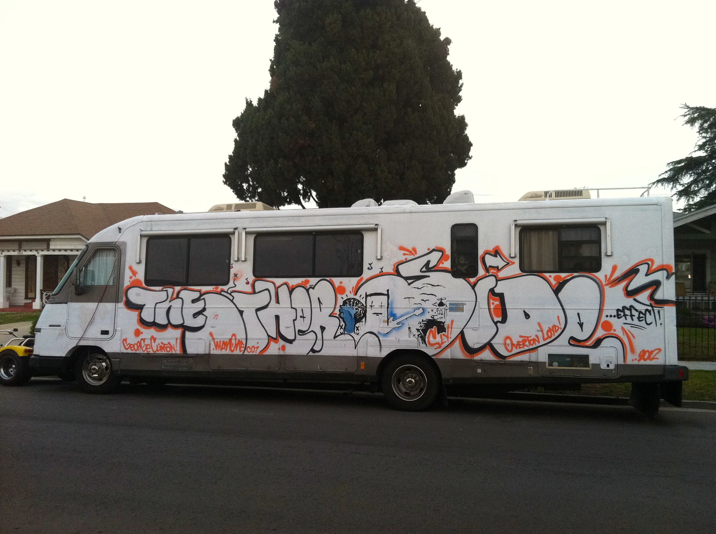 Painted for Sly Stone with Overton Loyd and George Clinton