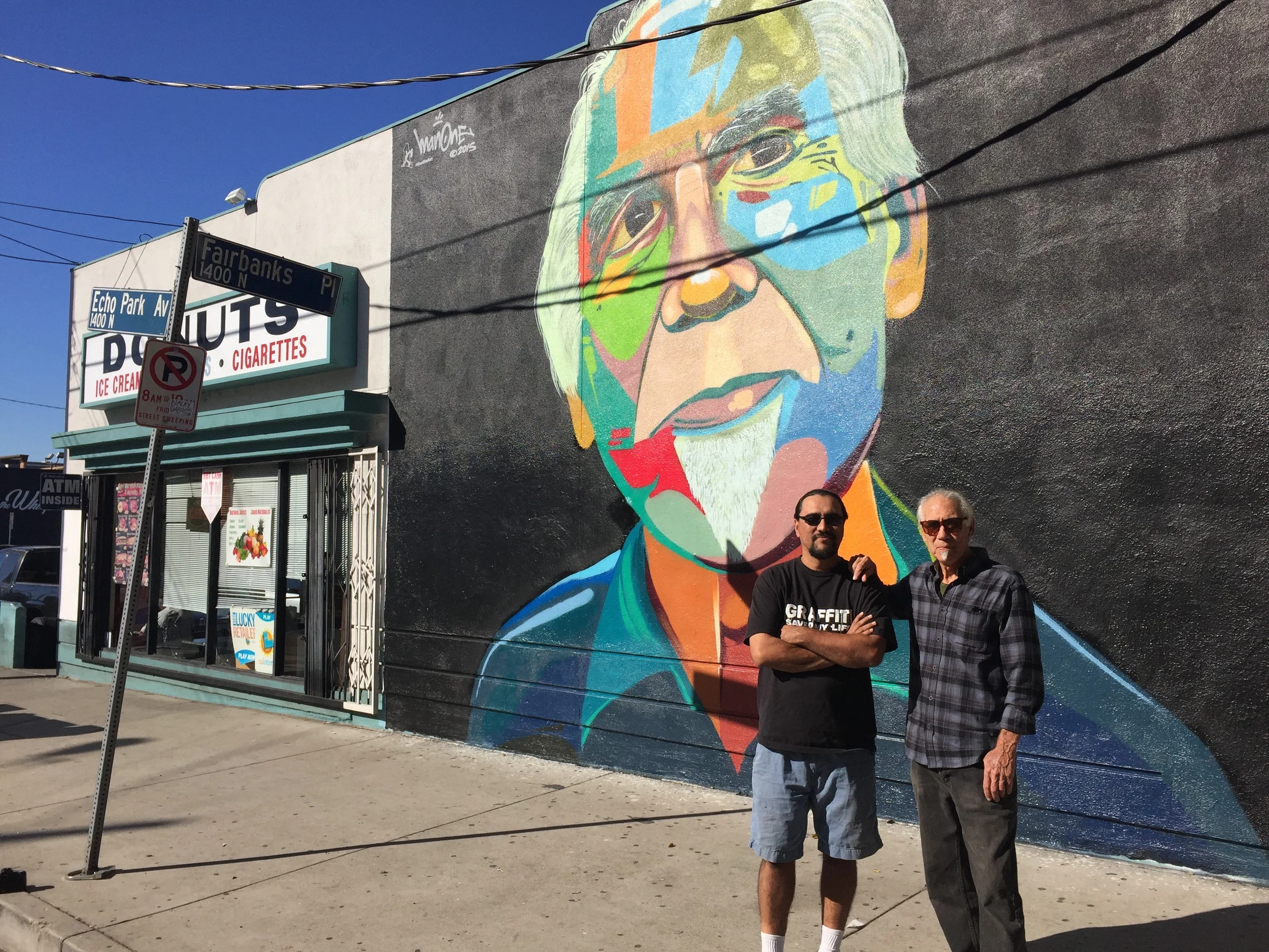 Kicking it with Eriberto. 