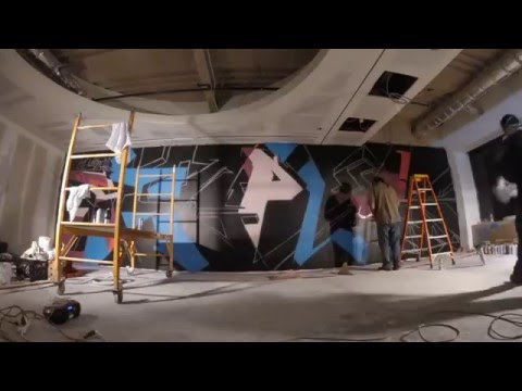 ANGELS MURAL BY MAN ONE
