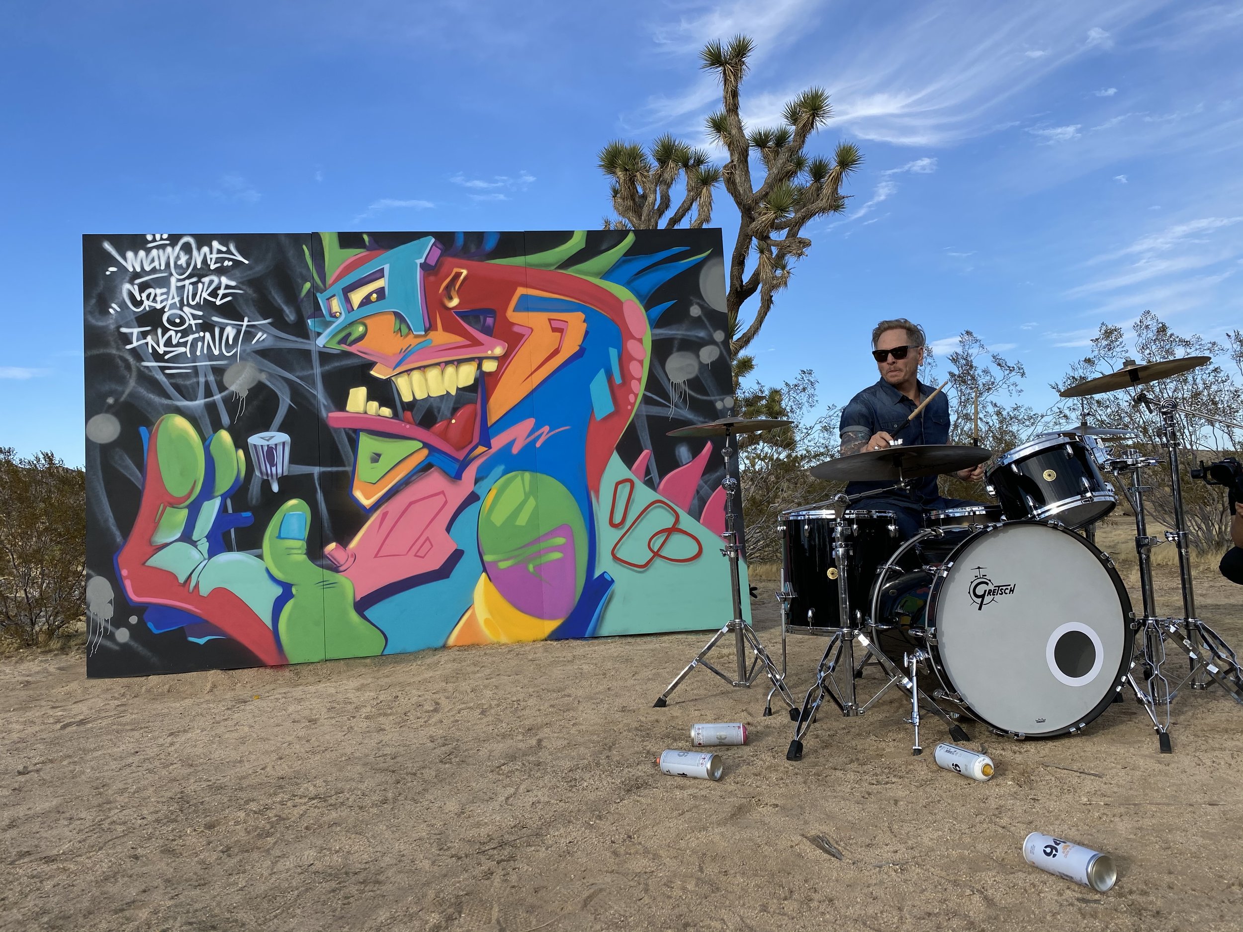 "GRAFFEAT: MAN ONE x MATT SORUM | CREATURE OF INSTINCT"