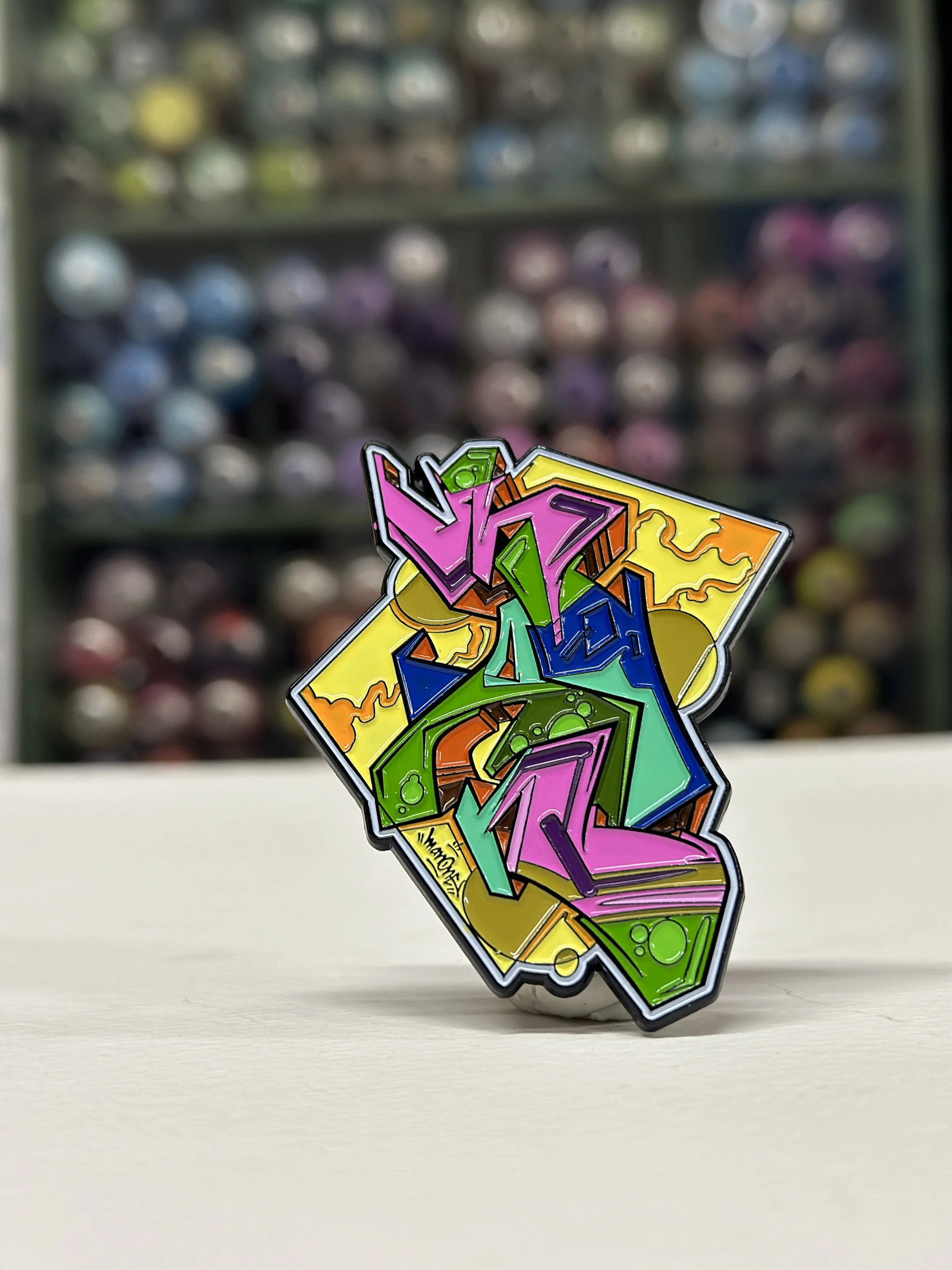 "DOWNWARD MAN" -ENAMEL PIN