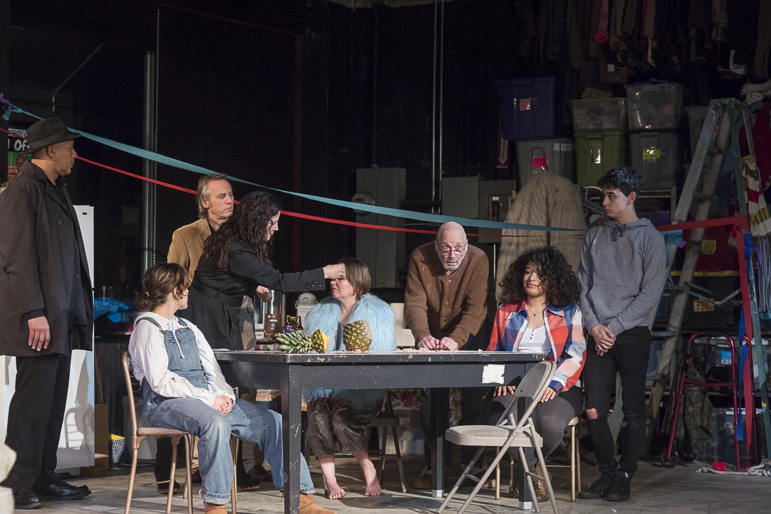   Spin Off (2018 &amp; 2019)  spins us back to an Imaginists’ alternate universe in which the average American theater family navigates the ups-and-downs of a world gone wacky, weekly. Weekly episodes culminating in an eight hour “binge watch”. Photo