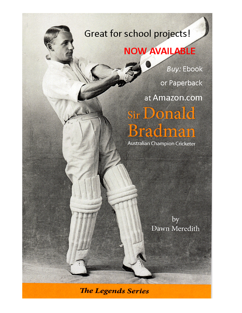 Sir Donald Bradman by Dawn Meredith