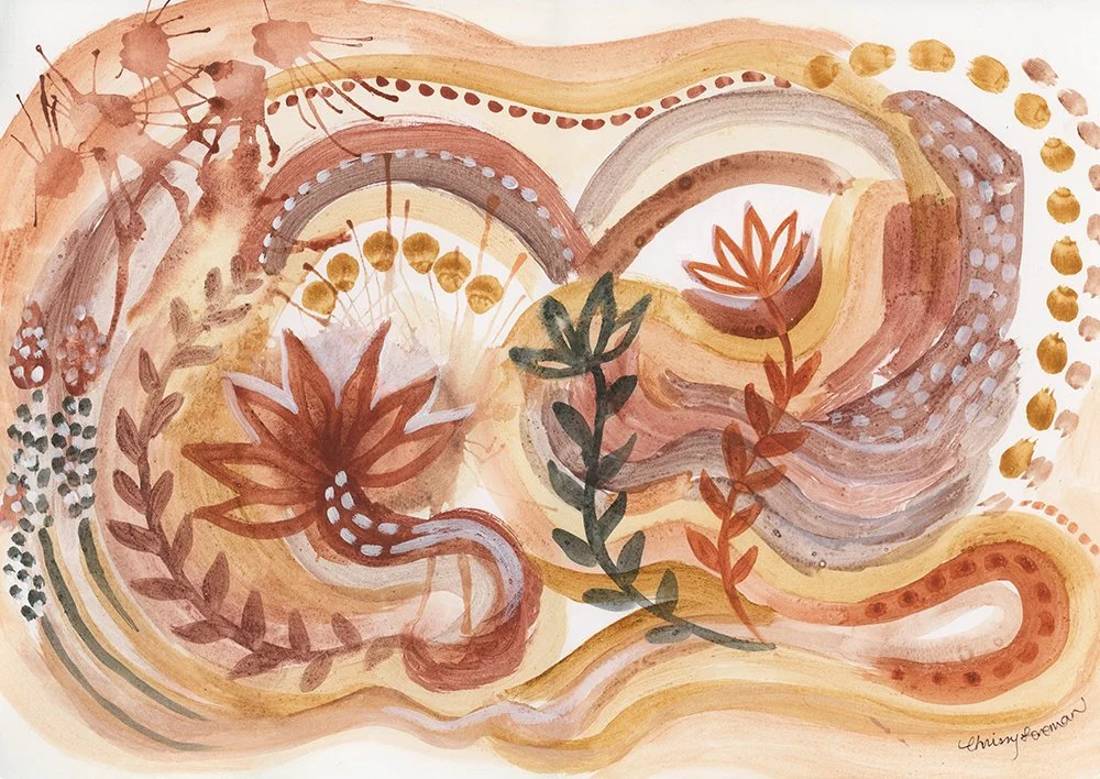 Flow of Life - Original Earth Artwork