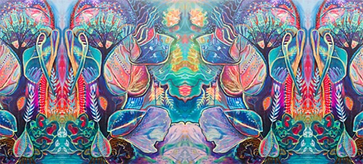 'Serene' fabric by Chrissy Foreman Cranitch 2013.