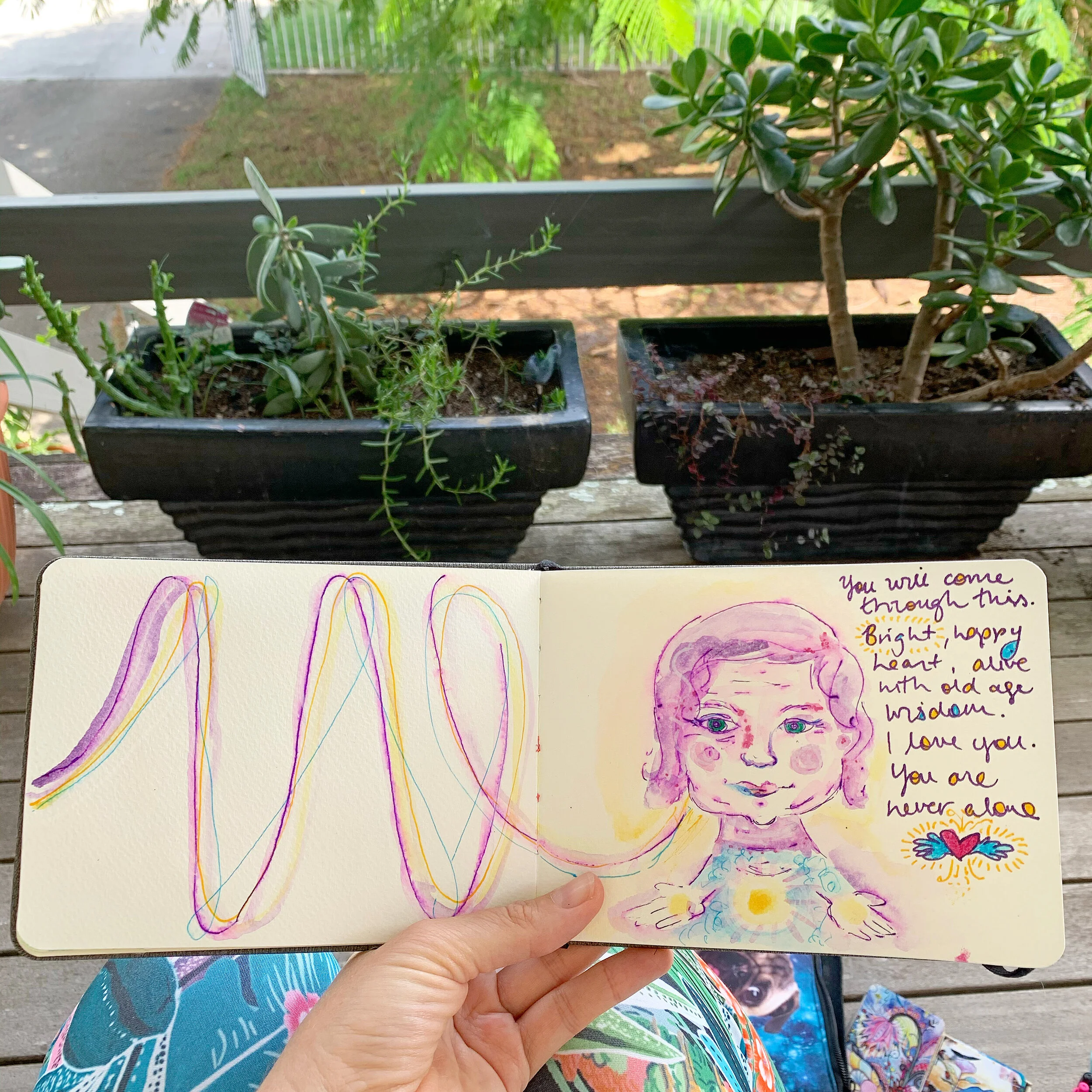 Creative wellbeing journal - Crone's catharsis