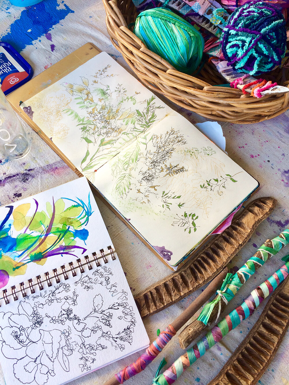 Mindful nature drawing workshops