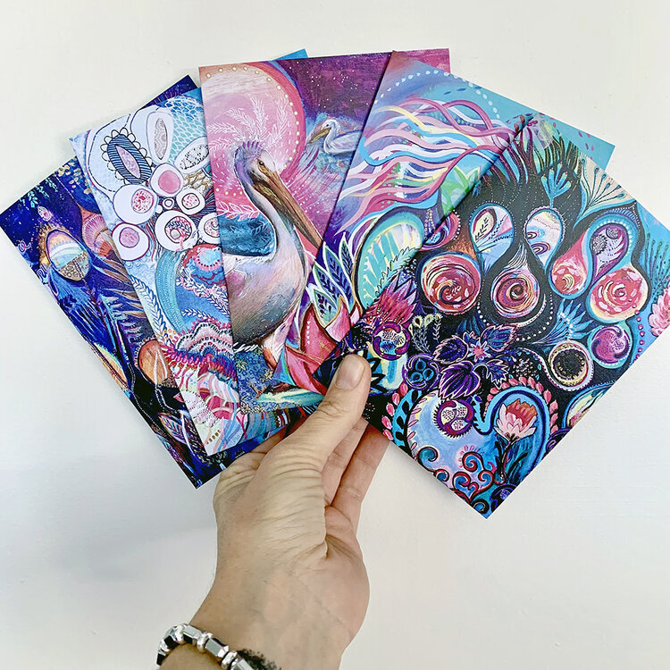 Greeting card sets - Water edition
