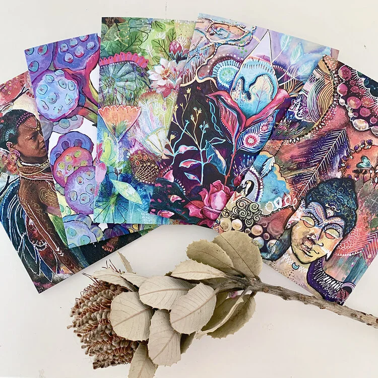 Greeting card set - Earth edition