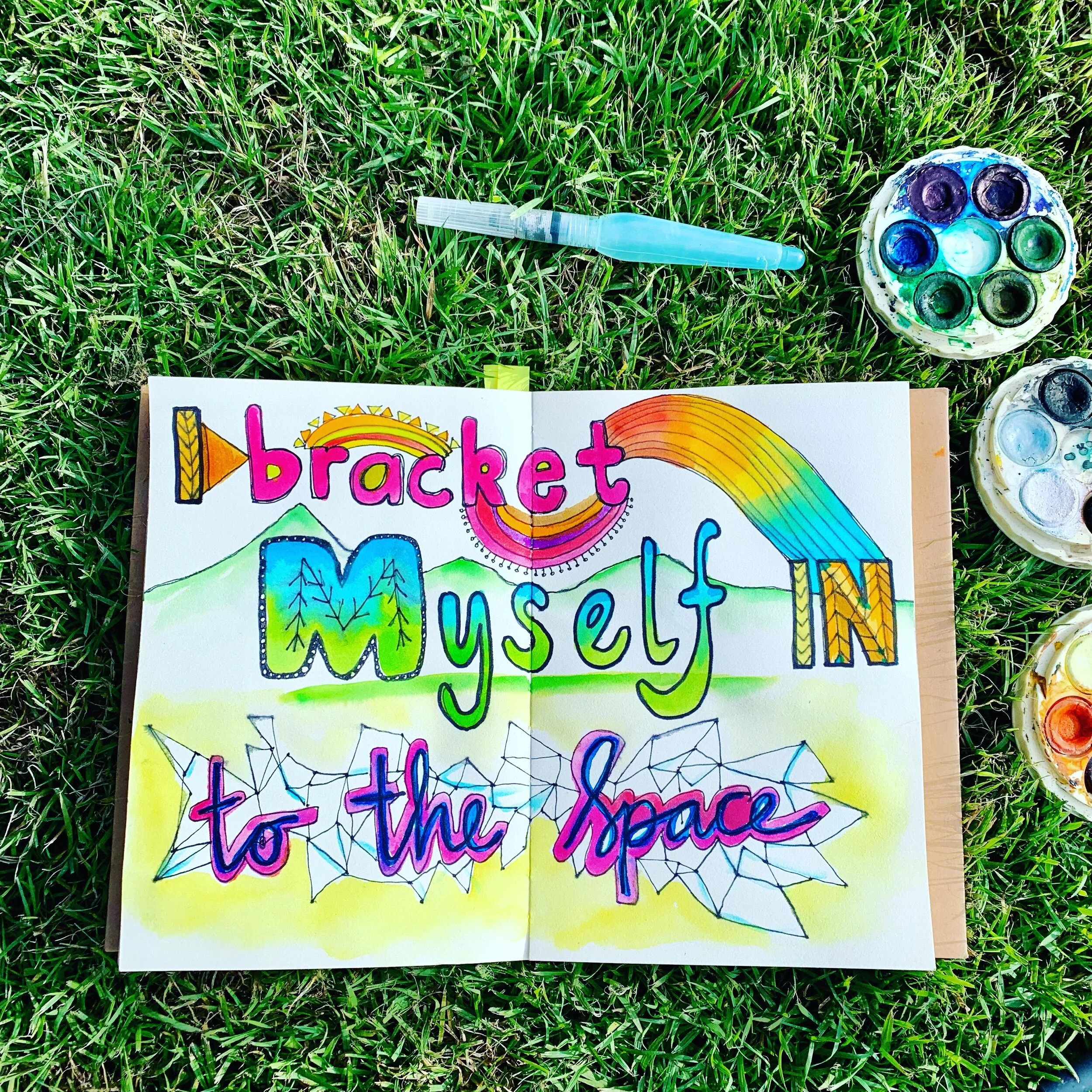 How to make easy affirmation art