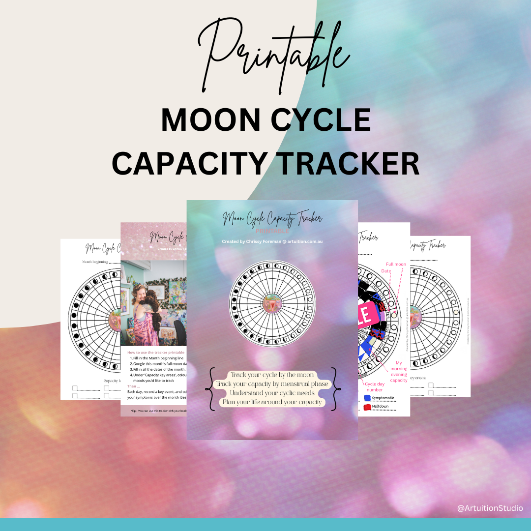 Moon Cycle Capacity Tracker Printable