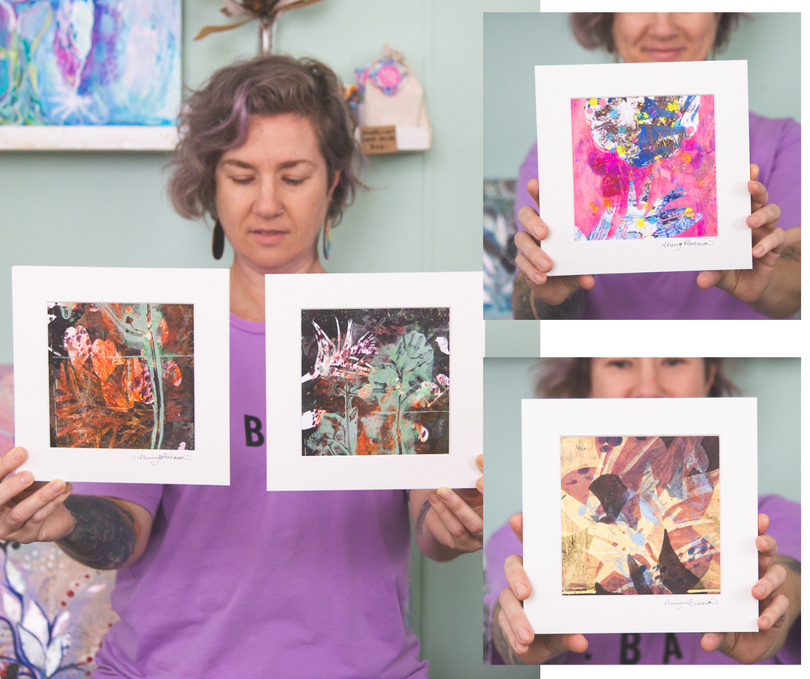 SPRING RELEASE ~ Plant Prints with Square Mat