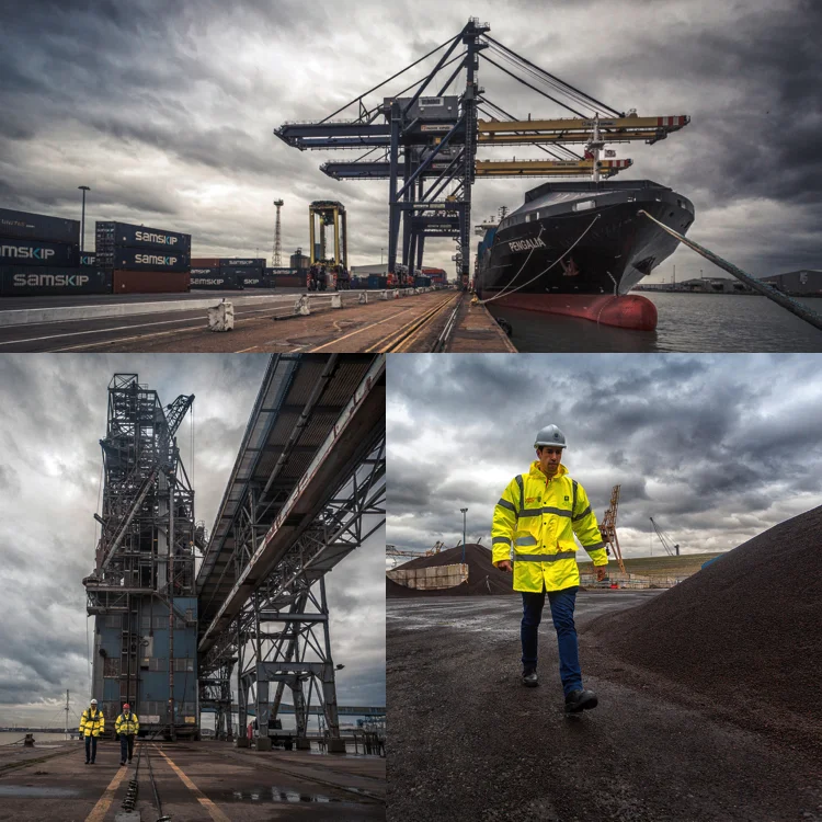 A very moody photo shoot at Forth Ports Port of Tilbury-london. forthports.co.uk/tilbury-london