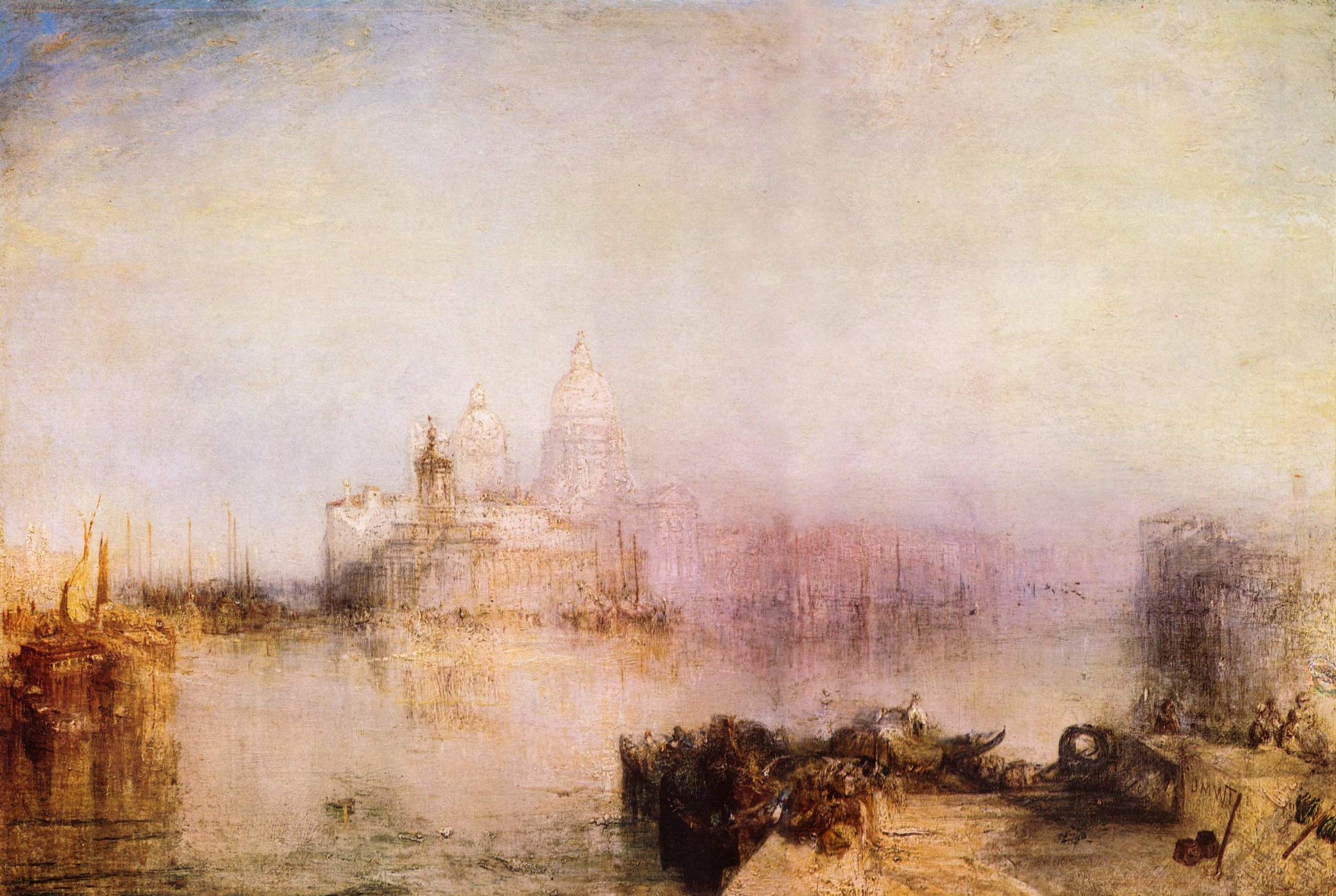 JMW Turner The Grand Canal with Santa Maria della Salute, Venice c.1835