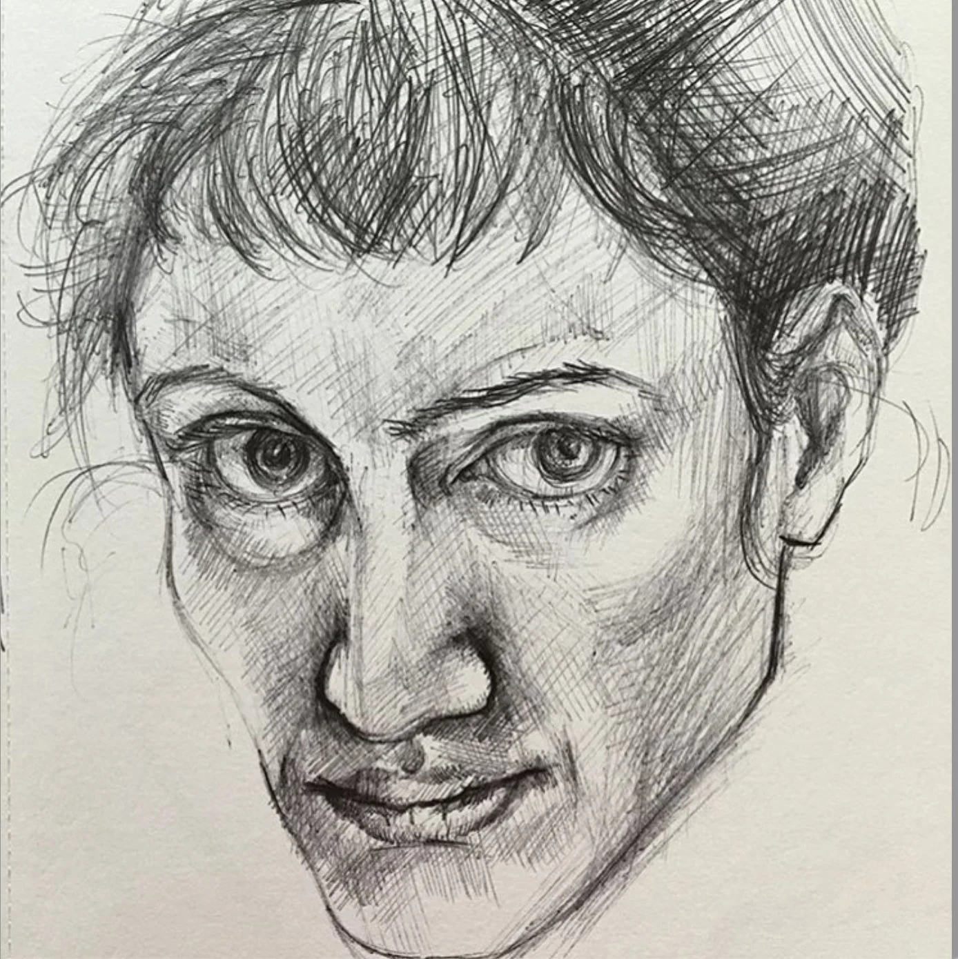 Self Portrait with bangs_2016_pen on paper.jpg
