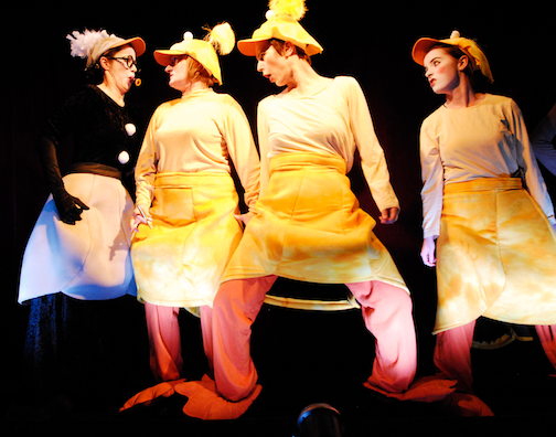 The Ugly Duckling in A Grand Guignol Children's Show* (*NOT for Children) , Grand Guignolers 2008. Mark Bennington Photography.