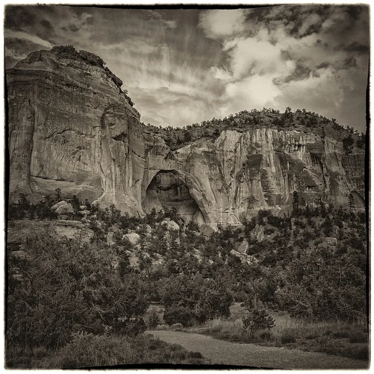 Natural Arch, El Malpais National Monument, Grants, New Mexico. Photo ©2014 Lee Anne White.