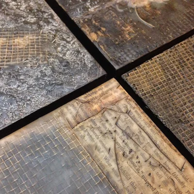 Encaustic mixed media. ©2015 Lee Anne White.