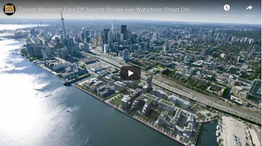 Toronto Residents Face Off Against Google over Waterfront ‘Smart City’