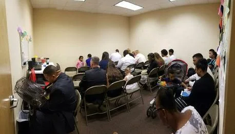 Photo taken at the end of prayer meeting after a few people had already left the room!