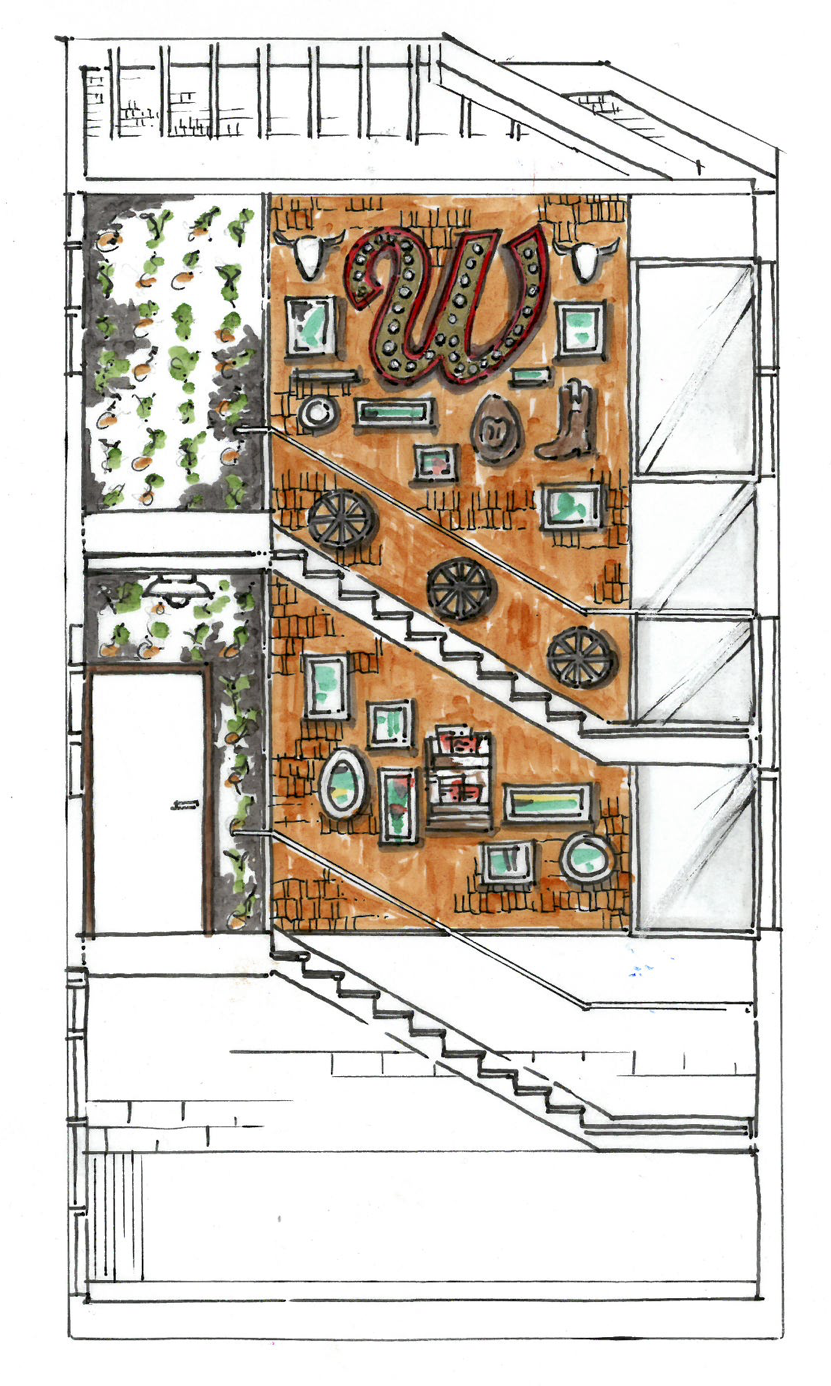 2015-10-09 Woodie's - Stairwell Elevation Sketch - Paris.png