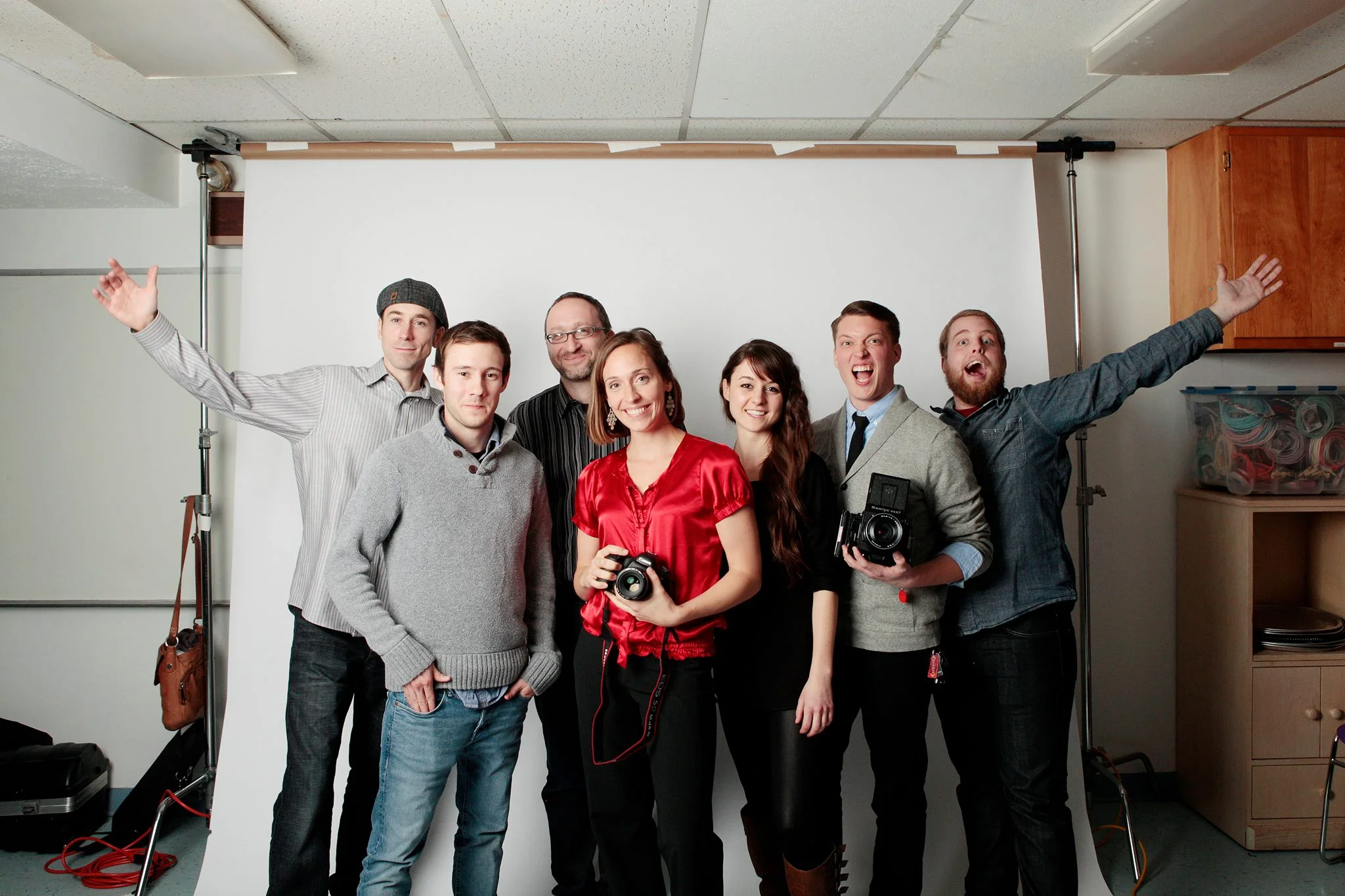 Kevin, Kris, Dmitriy, Pam, Rachel, Cory, me.
