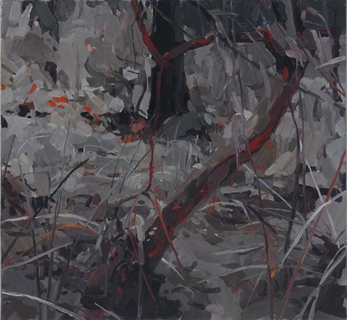 Expulsion ( after Masaccio ) Kalorama 2009 - oil on linen