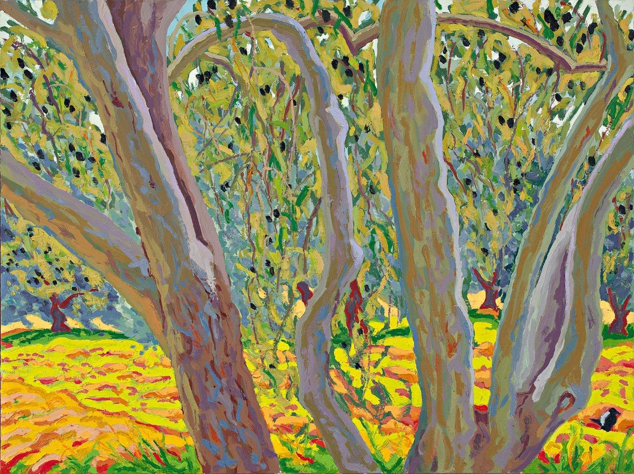Dober, In the Olive Grove, with Magpie-001.jpg
