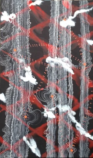 Painting 4 - Egg tempera on canvas