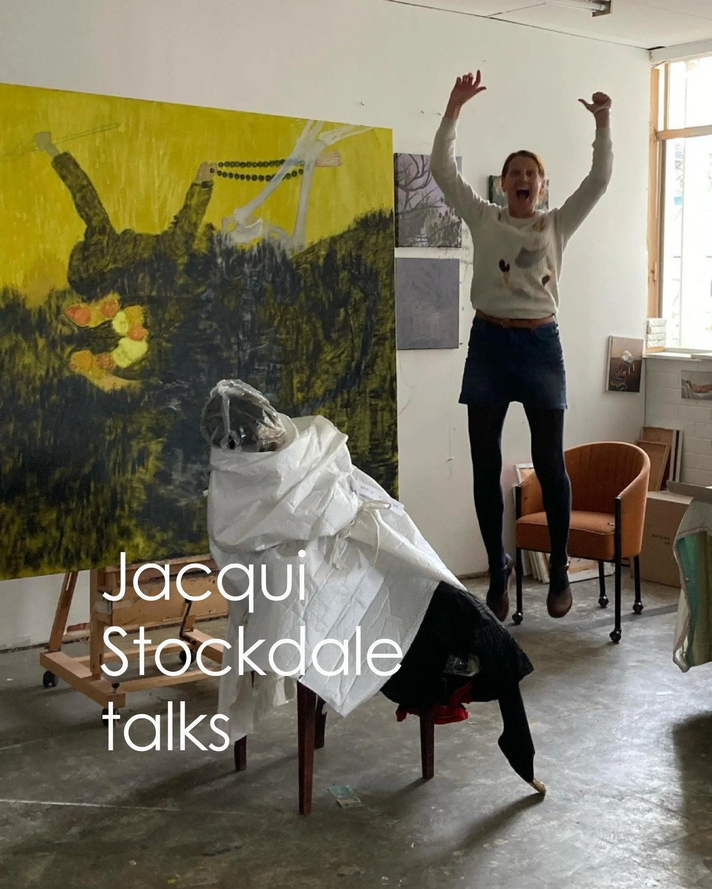 Free artist talk. Join us as Naarm/Melbourne artist Jacqui Stockdale shares insights into her studio practice, creative process and professional journey. 60 minutes + Q&amp;A. Limited free tickets &mdash; RSVP via link in bio. WEDNESDAYS 29 October 7