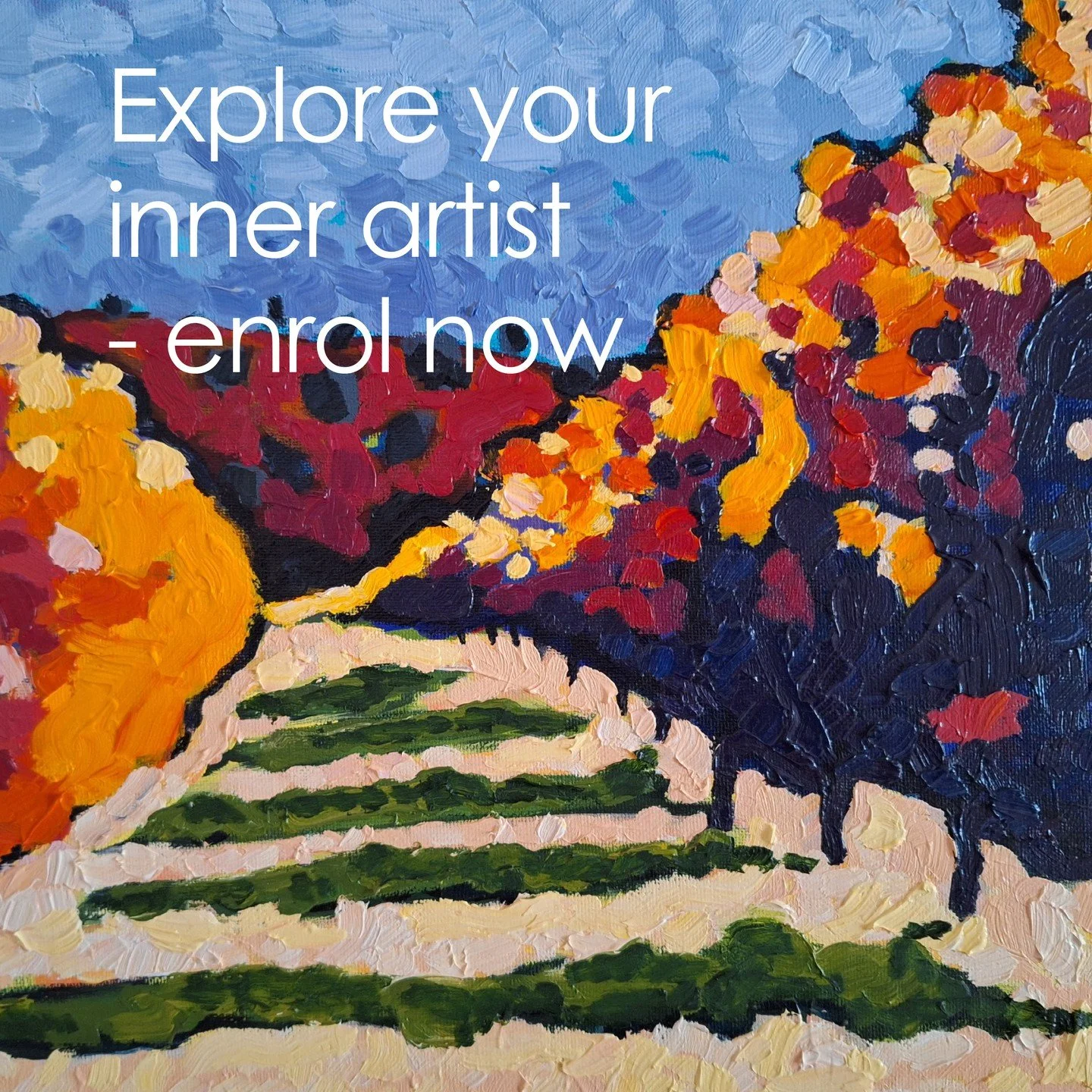 TERM STARTS Saturday 11 October and finishing 15 November, 2025.⁠
Experiment and broaden your artistic range with Susise Raz.⁠
Saturday 1.30pm - 4.30pm⁠
⁠
The six sessions will afford participants the opportunity to tap into their innate creativity t