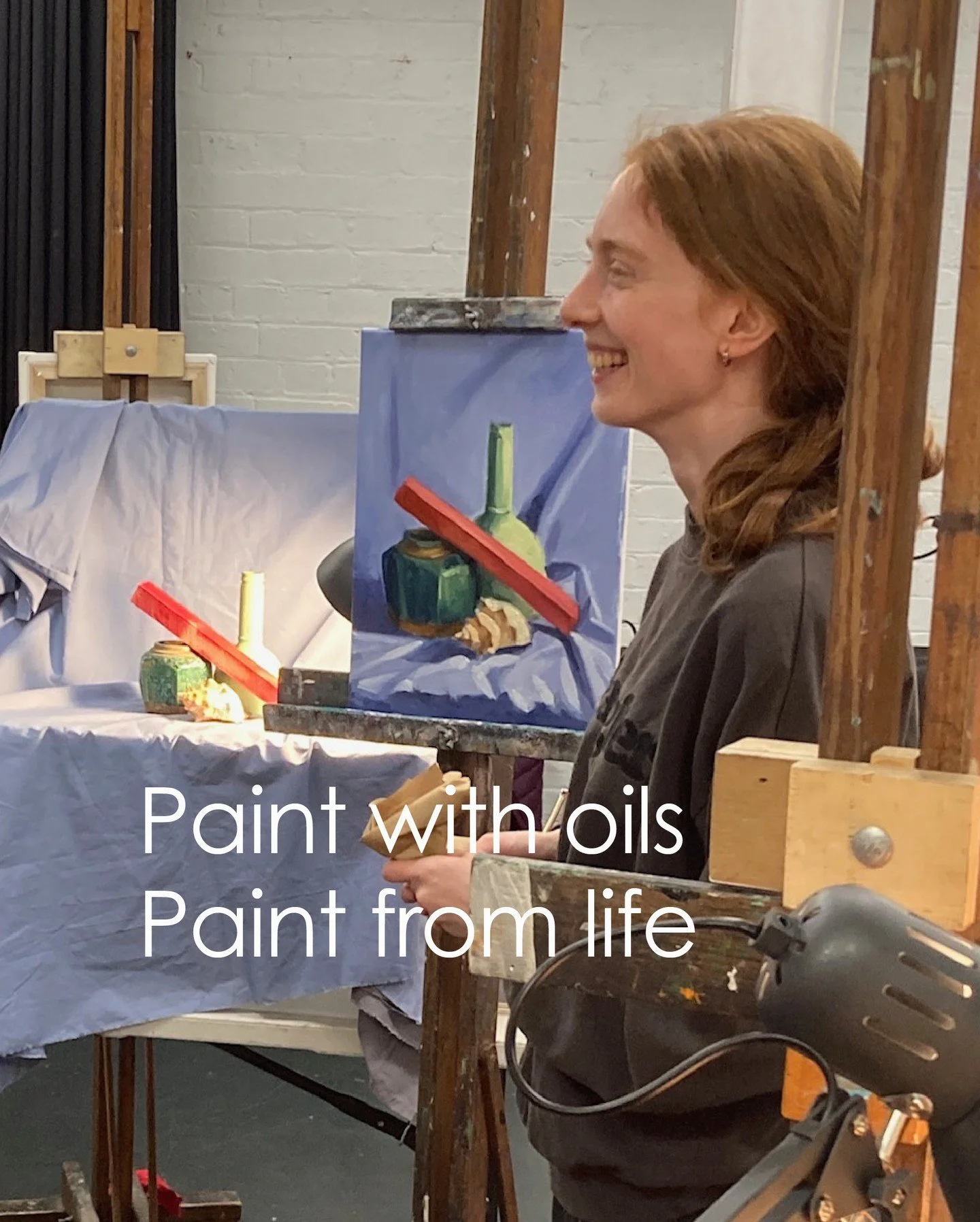 Paint with oils. Paint from life.⁠ ⁠
Term Four starts 12 October. Signup for morning or afternoon classes.⁠
⁠
Sunday mornings 10am - 1pm⁠
Sunday afternoons 1.30 - 4.30pm⁠
⁠
Join Jim Moody&rsquo;s 9-week course Paint with Oils. Paint from Life. Learn 