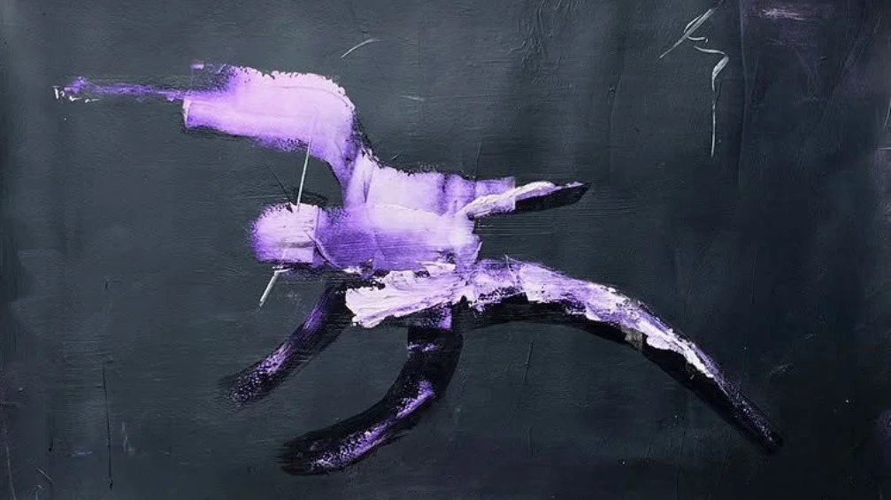 @iseyhenn⁠
⁠
&quot;Night Moves&quot; (42 x 60, acrylic on paper) was an experiment coming out of a visit to the terrific minimalist Justin Art House Gallery in Prahran. It was a fun adventure, but I came to the conclusion that truly minimalist art is