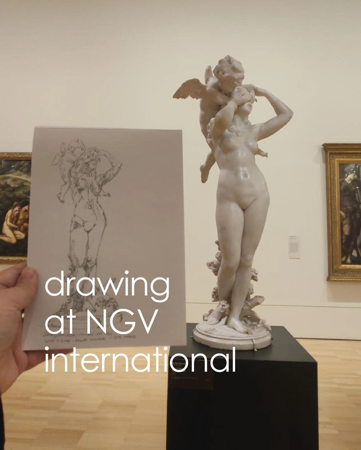 Drawing at the NGV⁠
1pm Saturday 1 November, NGV International.⁠
A free, untutored event, first Saturday of the month.⁠
⁠
Join us for our new gallery drawing session, at NGV, St Kilda Rd. Held on the first Saturday of the month, Terry Griffin facilit