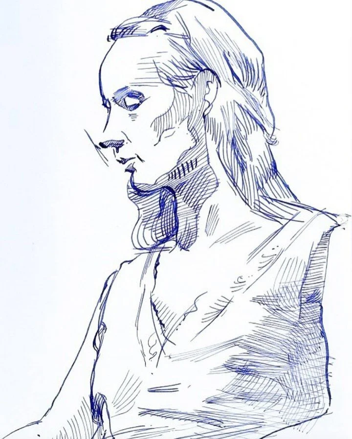 @shomaee Fountain Pen on A5 paper⁠
From life