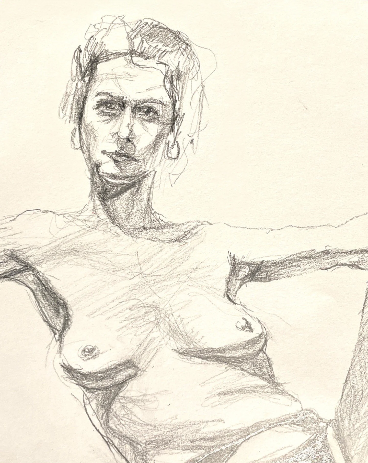 @tonyericson.artist on a Sunday night with @pistolina_ at @hawthornartistsociety thanks for organising @eli_cottonwood drawing and oil sketch lined up