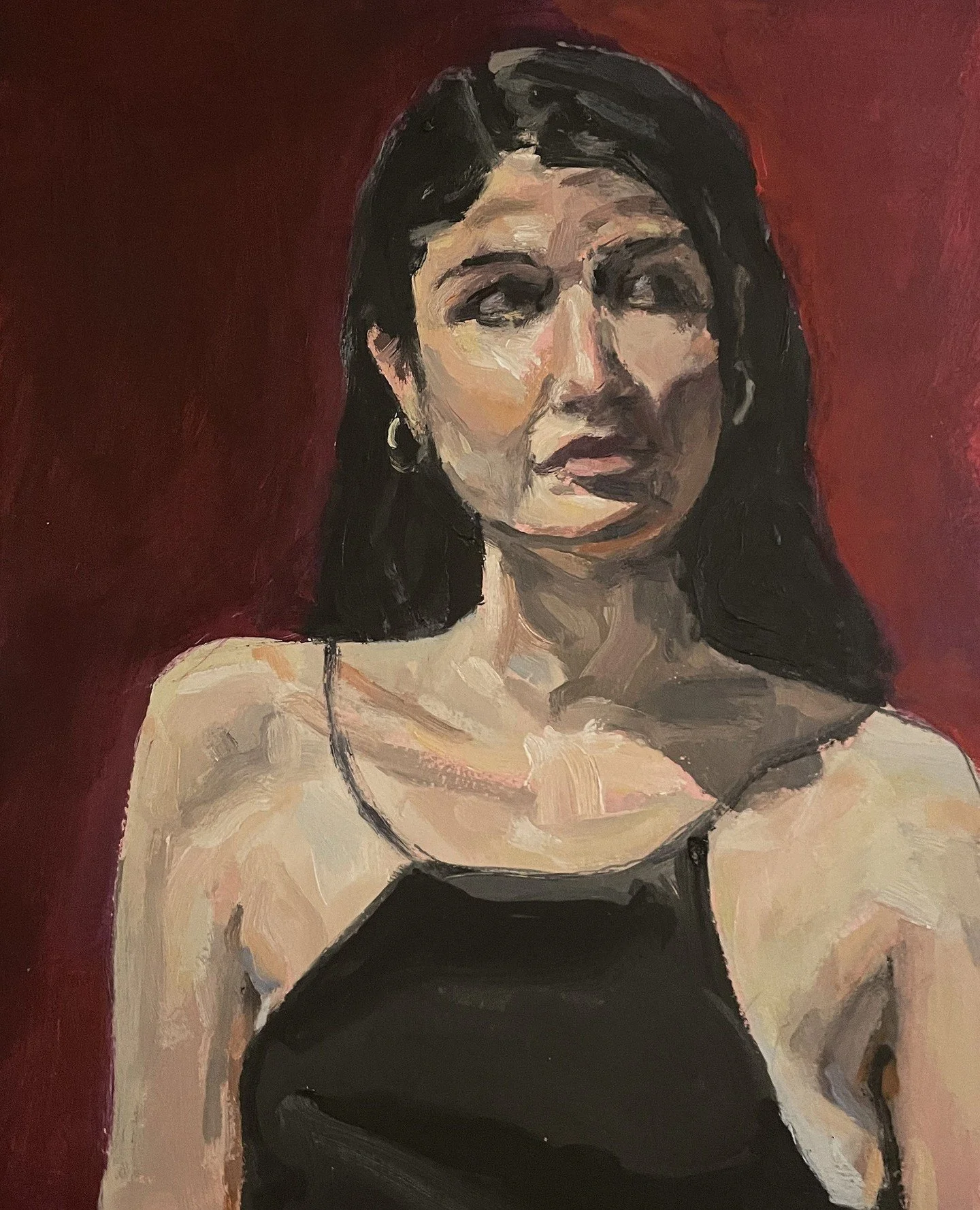 @tonyericson.artist  Bianca from a Monday night life drawing sessions with @balcon_e_life_model