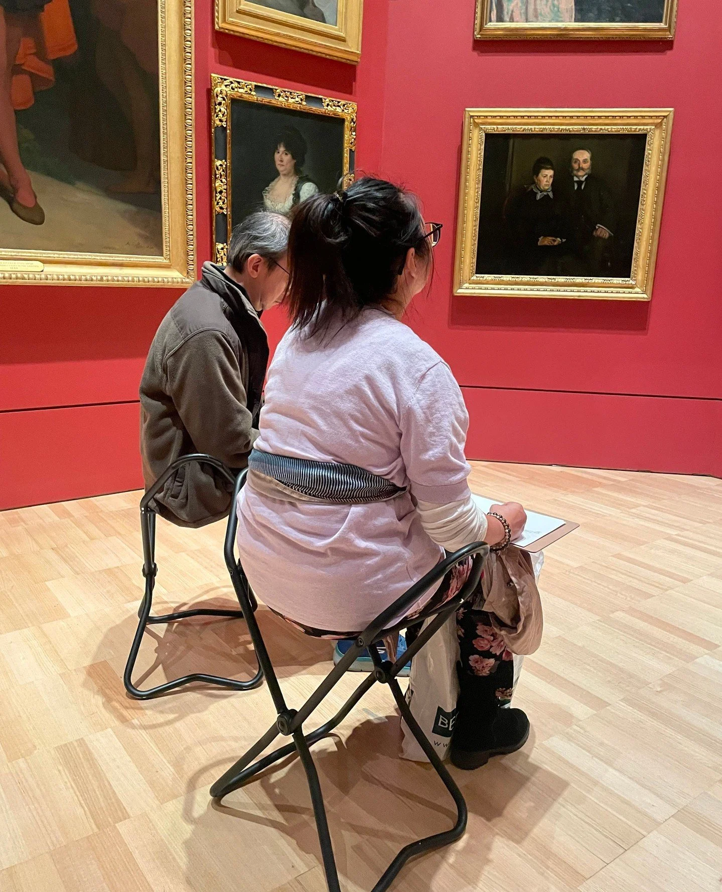 Drawing at the NGV International⁠
First Saturday of the month. A free, untutored event.⁠
Yesterday 4 April.⁠
Next: 1pm Saturday 2 May.⁠
⁠
Join us for our new gallery drawing session, at NGV, St Kilda Rd. Held on the first Saturday of the month. David