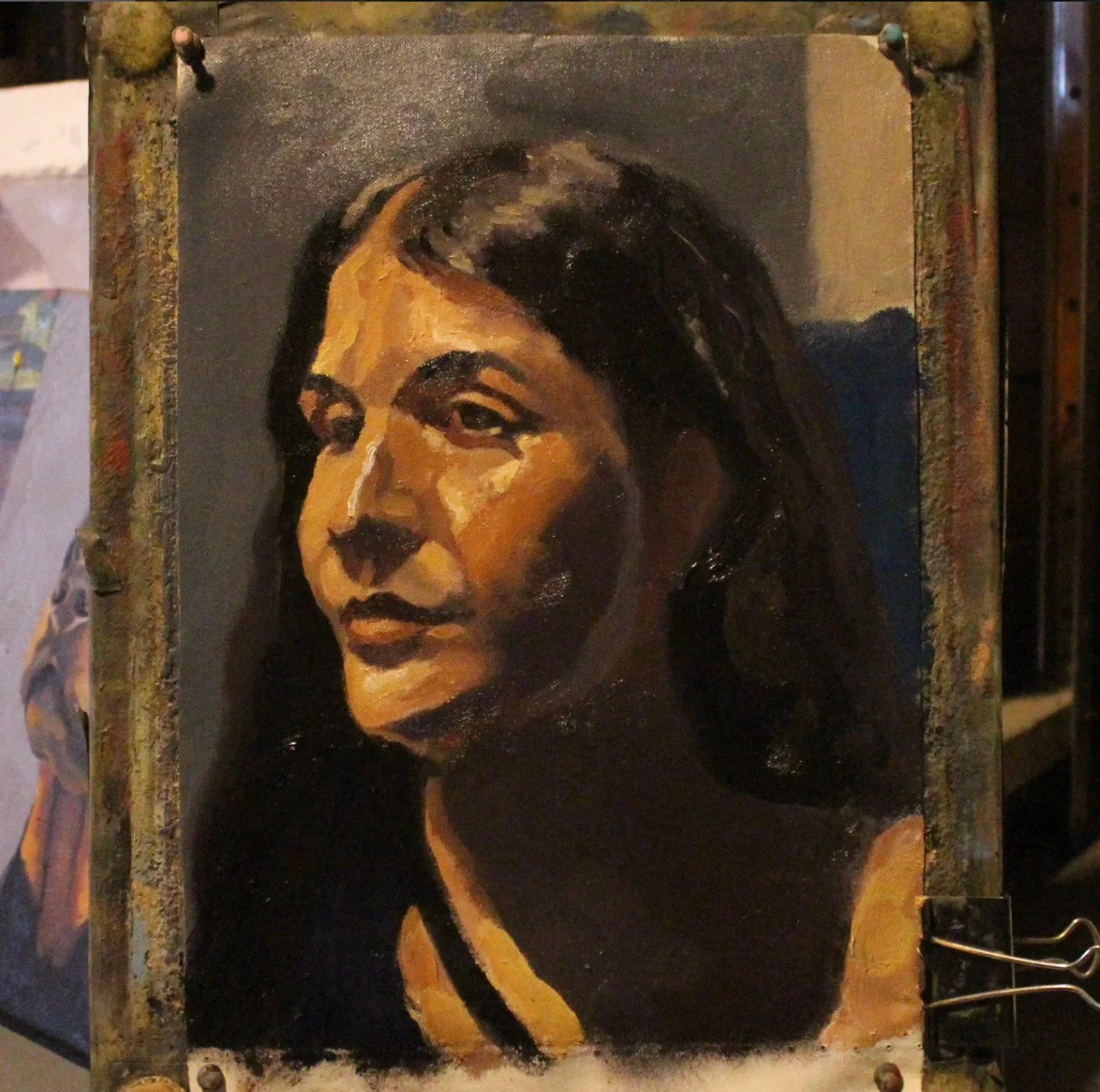 @szczebie  The wonderful @balcon_e_life_model sat for our portrait session over the last two Wednesday evenings