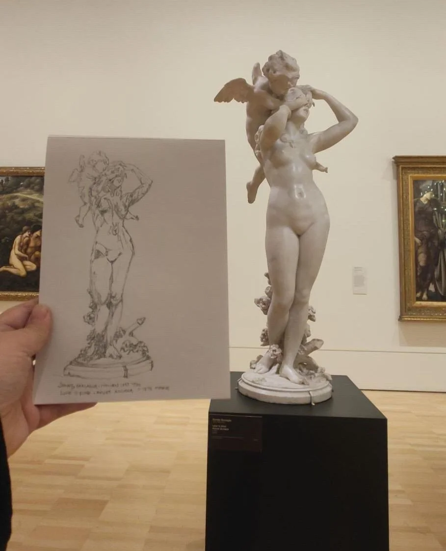 Drawing at the NGV International. First Saturday of the month.⁠
⁠
Join us at NGV, St Kilda Rd, 1&ndash;3pm on the first Saturday of each month. David MacLeod facilitates an informal group of artists to explore and sketch some of the gallery's art, in