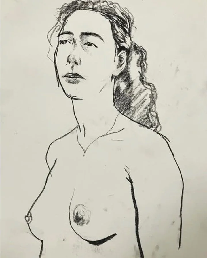 @billwoodlifedrawing of @alice.life.models Saturday morning