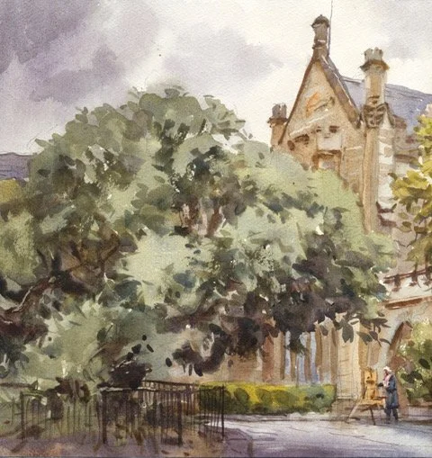 Plein air at the Quad.jpeg
