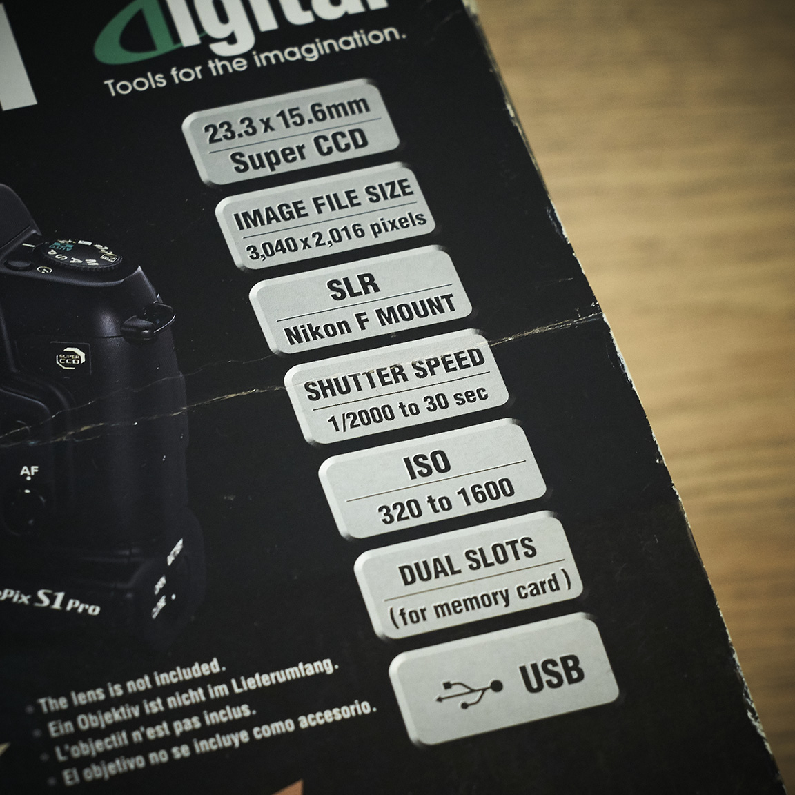 Fujifilm Finepix S1 Pro Camera Specifications
