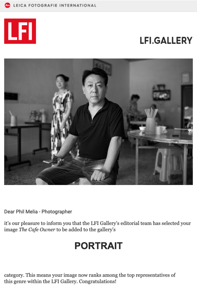 Leica Fotografie International - Gallery Award