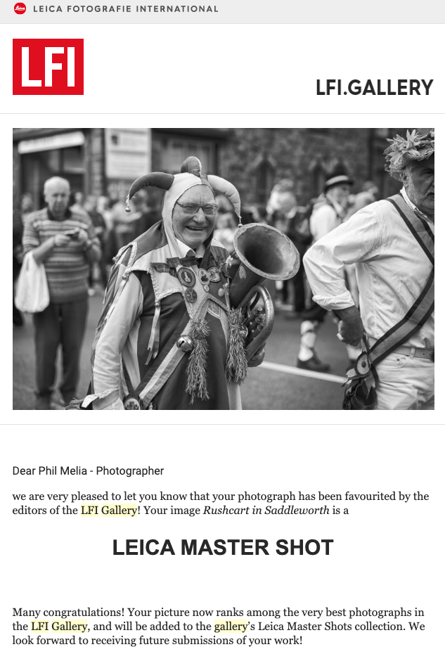 Leica Fotografie International - Gallery Award